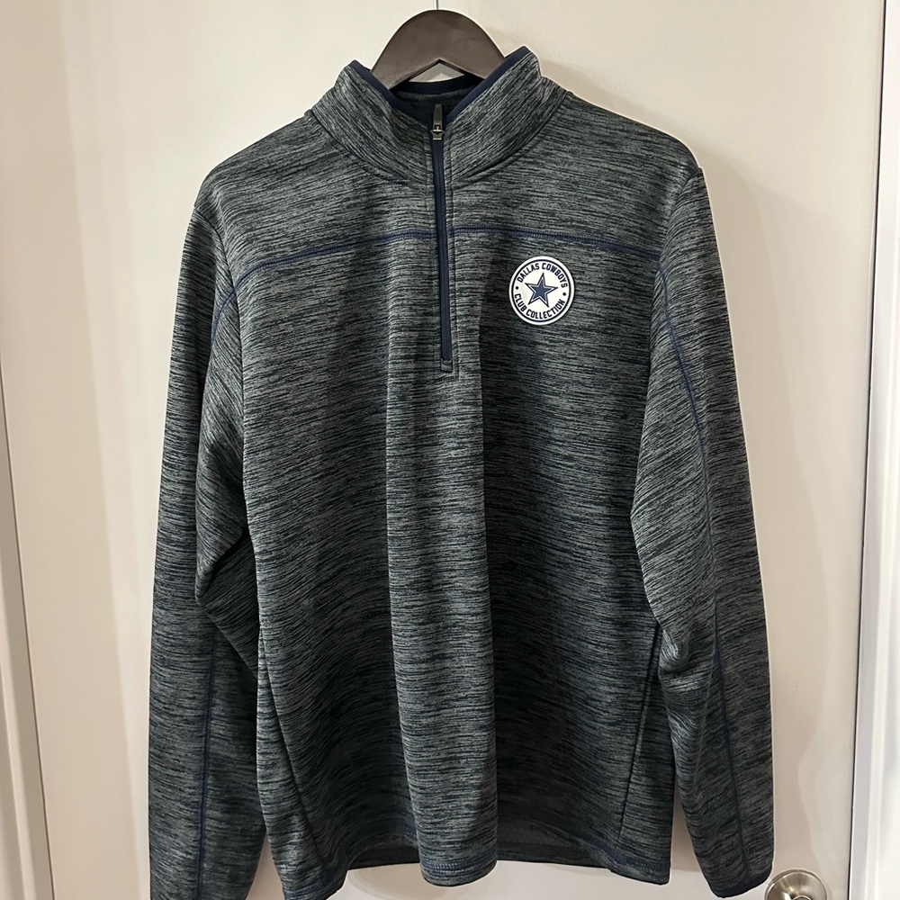 Dallas Cowboys Club Collection Men’s Large Pullover 1/4 zip jacket